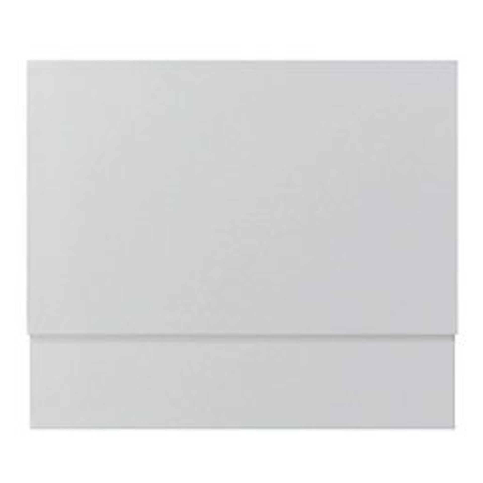 BATH END PANEL 700MM WHITE GLOSS. - R14.9. Contemporary bath end panel made from strong MDF and