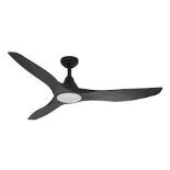 PORTSEA ceiling fan & light. - R14.11. RRP £385.00. The PORTSEA ceiling fan with LED lighting is