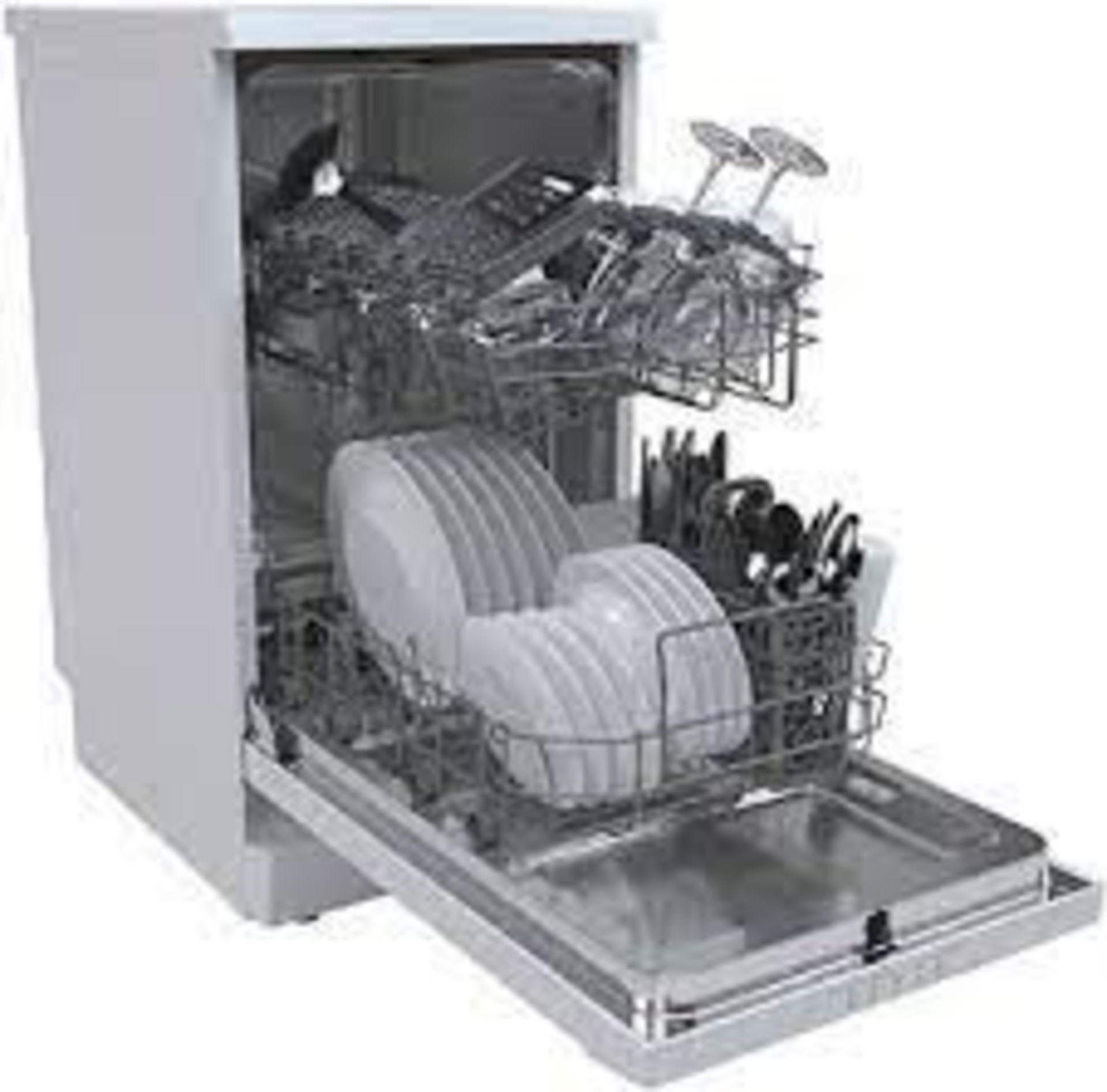 CANDY CDPH 2L1049W-80 Freestanding 10 Place Setting Dishwasher. R14.8. - Image 2 of 2