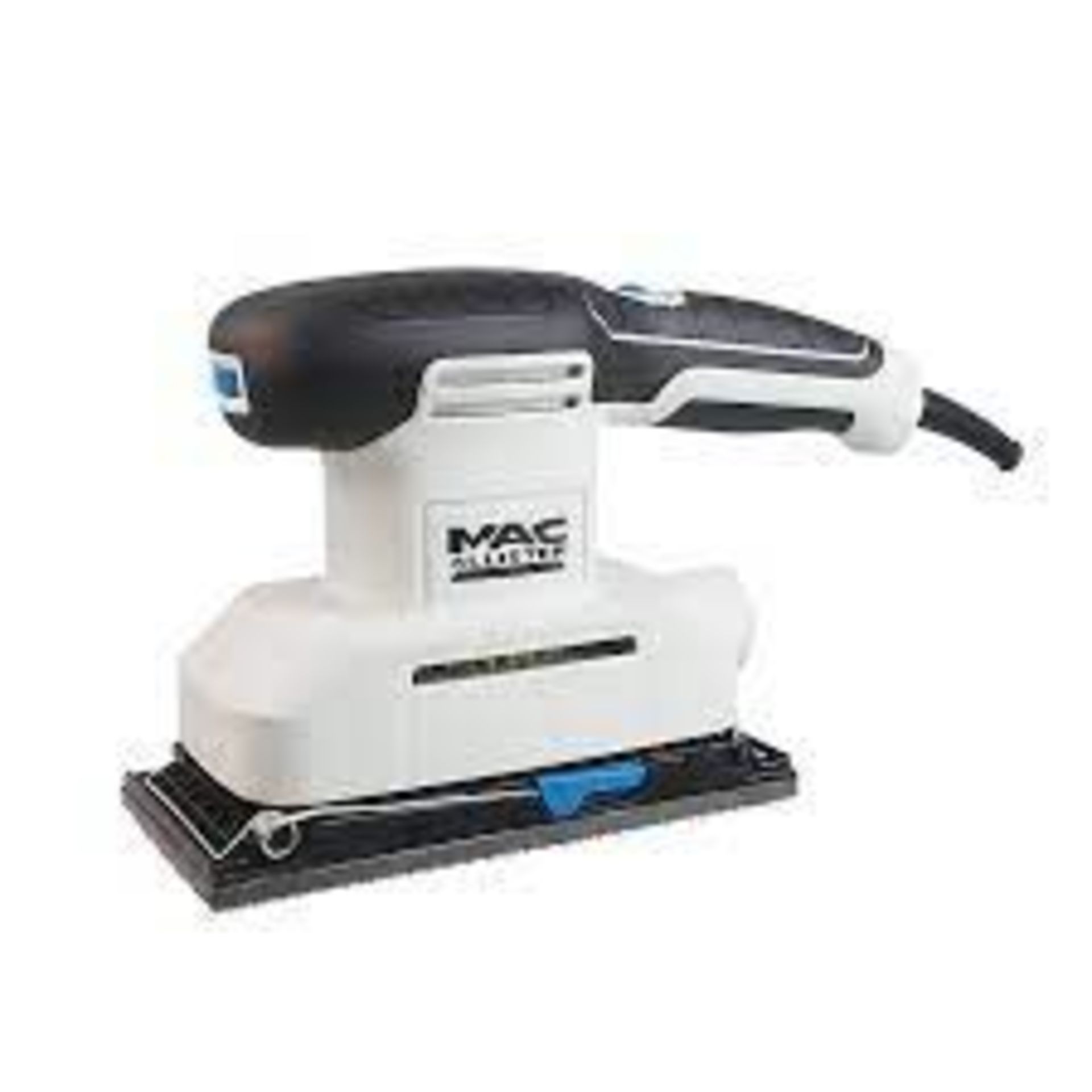 2 x Mac Allister 200W 220-240V Corded 1/3 sheet sander MTSS200.- R14.13.