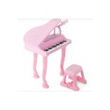 37-KEY KIDS PIANO KEYBOARDS WITH MICROPHONE AND TEACHING MODE-PINK. - R14.8. The 37 keys made of