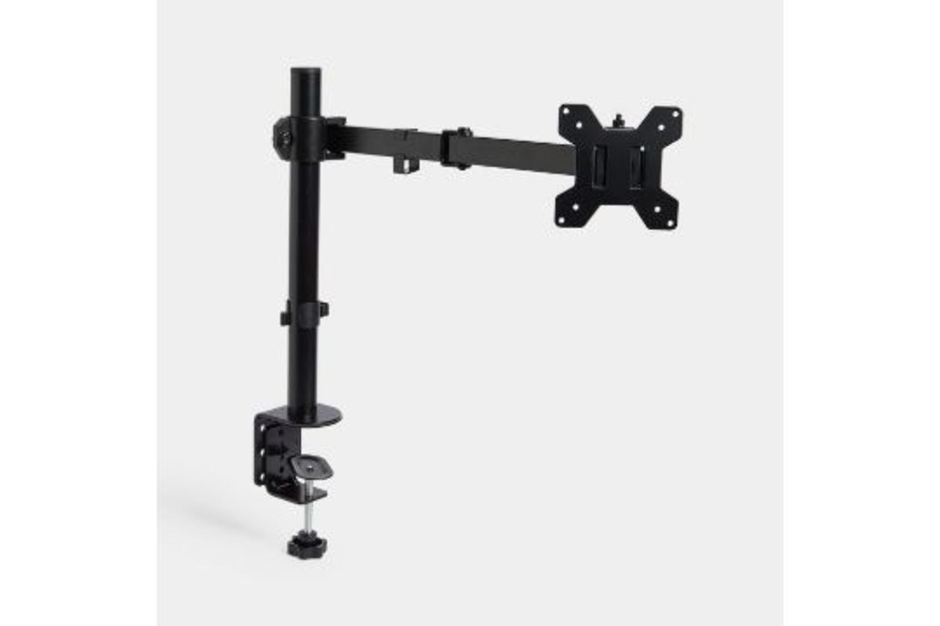 Single Monitor Mount with Clamp. - R14.9. Positioning your monitor in the optimum position has the