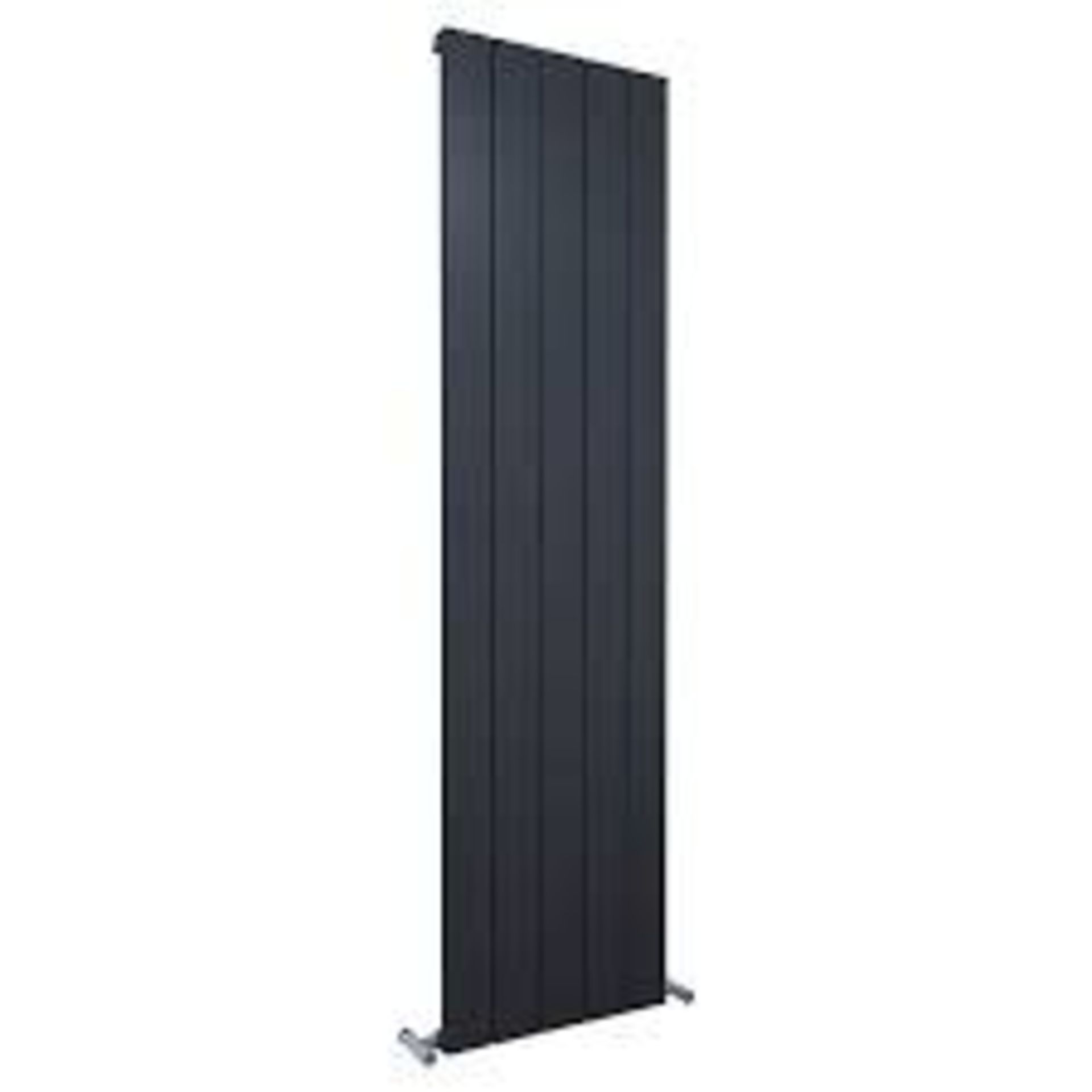 Kudox AluLite Black Vertical Designer Radiator. - R17