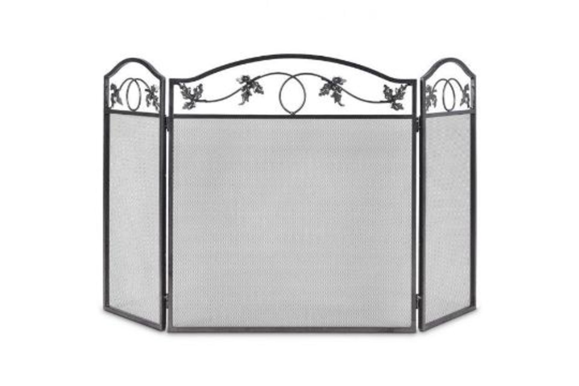 Freestanding Fireguard / Fire Screen. - R14.2. The fine mesh is completed by an elegant hollow