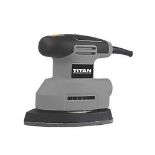 TITAN 160W ELECTRIC DETAIL SANDER 240V. R14.12. Detail sander with 360° rotatable base plate.