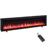 FlameKo Dilton 60"/152cm Electric Fireplace. - R14.12. FlameKo Dilton 60"/152cm 3 in 1 Electric