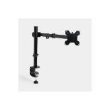 Single Monitor Mount with Clamp. - 14.10. Positioning your monitor in the optimum position has the