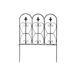 Garden Fencing Panels for Decoration with Arched and Inter-lockable Design. - R14.10.