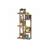 5-Tier Flower Rack Wood Plant Stand 6 Pots Display Shelf. - R14.12. The 5 layer structure gives
