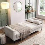 Latimer Beige Woven Fabric 3-Seater Storage Sofa Bed. - R14.9. Our Latimer storage sofa bed boasts