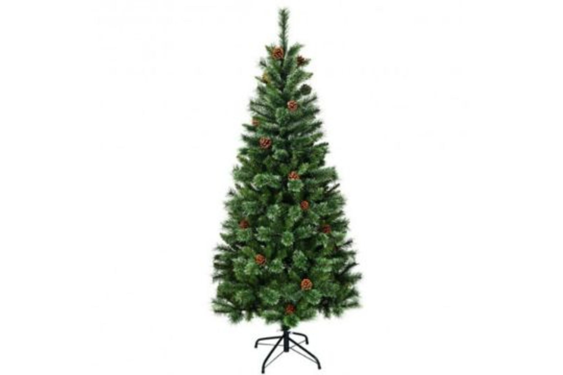 6 Ft Premium Hinged Artificial Christmas Tree. - R14.2.