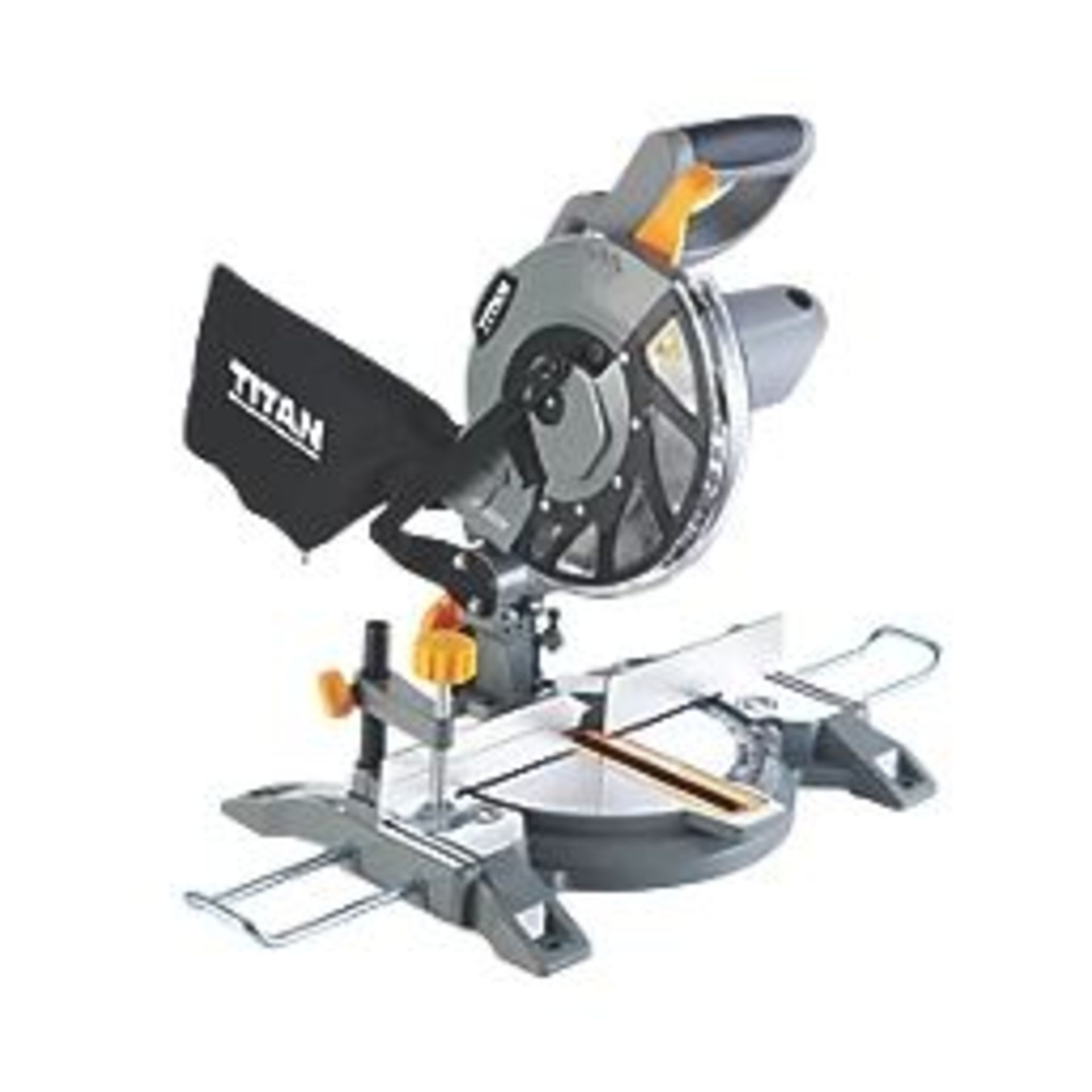 TITAN 210MM ELECTRIC SINGLE-BEVEL COMPOUND MITRE SAW 240V. - R14.13. Powerful compound mitre saw