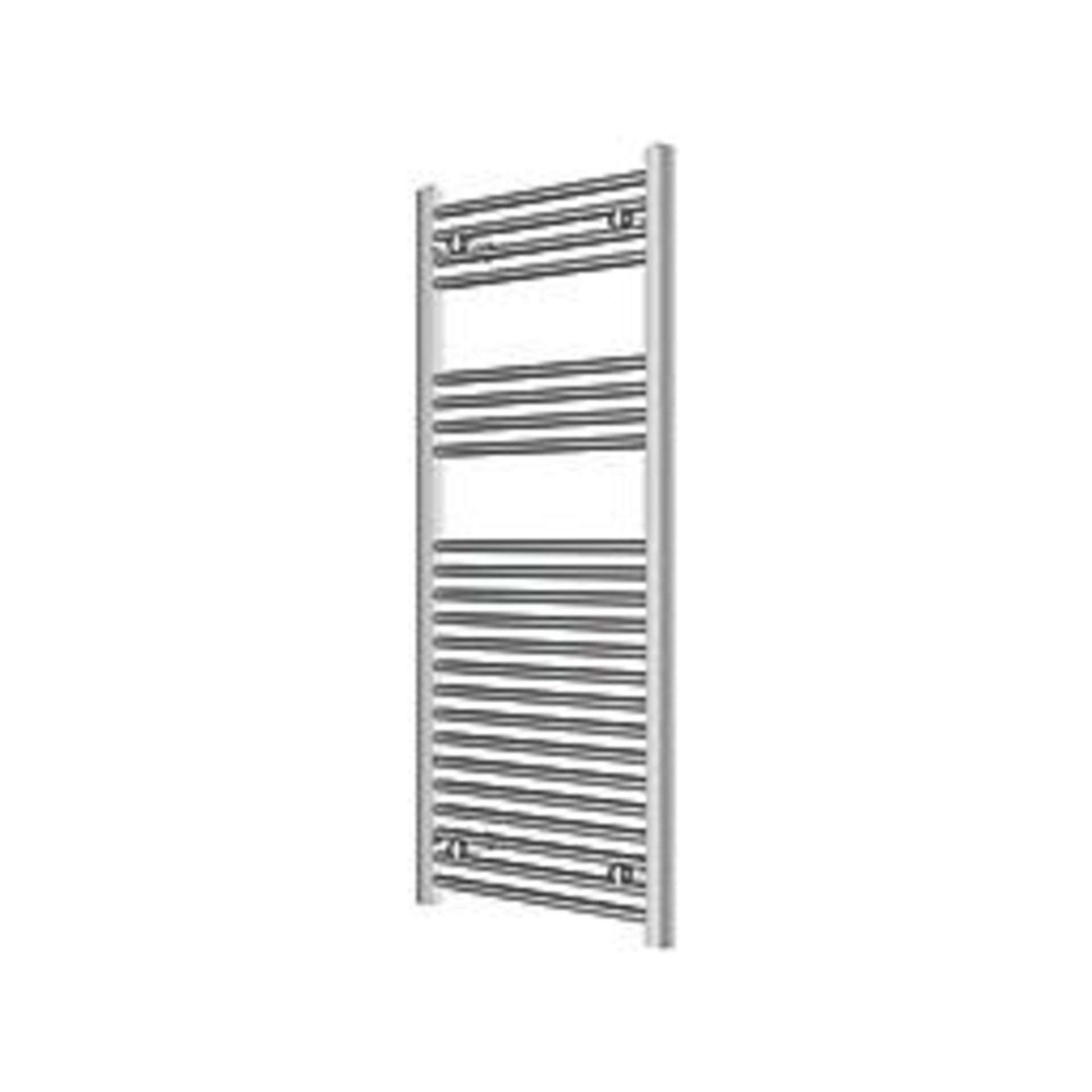 FLOMASTA TOWEL RADIATOR 1200MM X 450MM CHROME 1415BTU. - R17.