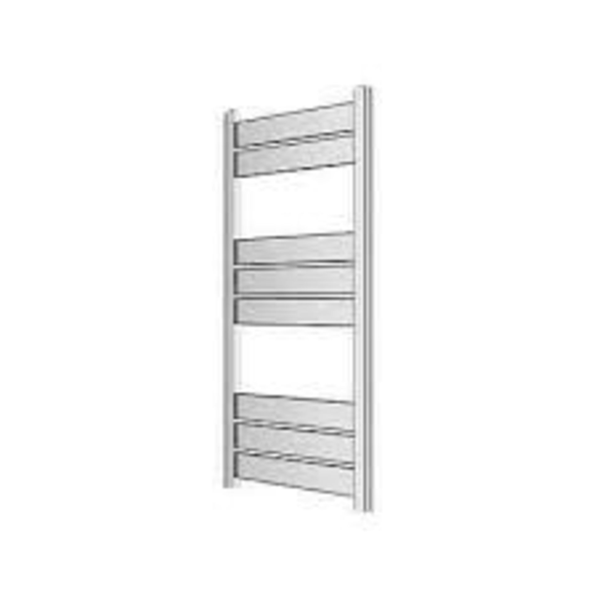 GoodHome Ellesmere Vertical Flat Towel radiator (W)450mm x 700mm. R14.12. . Highly efficient, it