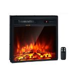 18"/45CM ELECTRIC FIREPLACE 1500W WITH REMOTE CONTROL AND ADJUSTABLE FLAME. - R14.3. This electric