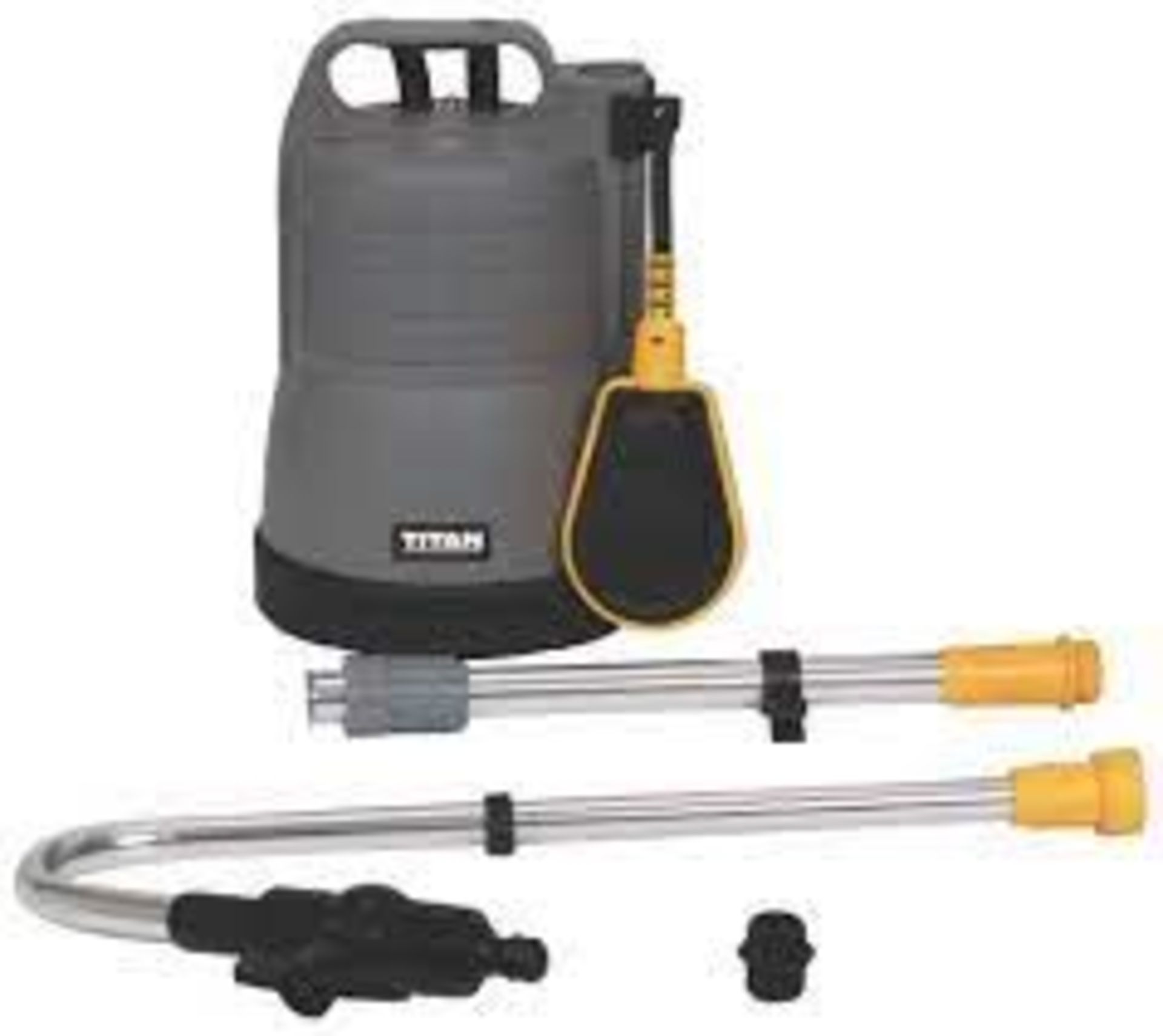 TITAN 110W MAINS-POWERED WATER BUTT PUMP. - R14.11. Easy to install inside the water butt and