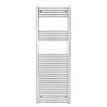 Flomasta Towel Rail Radiator Chrome Curved Bathroom Warmer Vertical 629W (H)1800x(W)600mm - R17E.