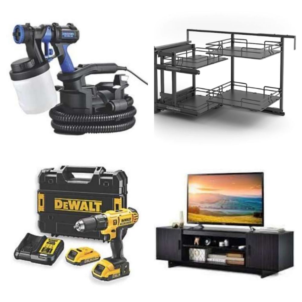 Ovens, Impact Drivers, Paint Sprayers, Combi Drills,SDS Hammer Drills, Radiators, Mitre Saws. Brands such as Dewalt, Milwaukee, Erbaeur & More!