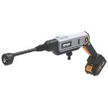 TITAN 22BAR 18V 1 X 5.0AH LI-ION CORDLESS HAND-HELD PRESSURE WASHER. - R14.13. Includes 2-position