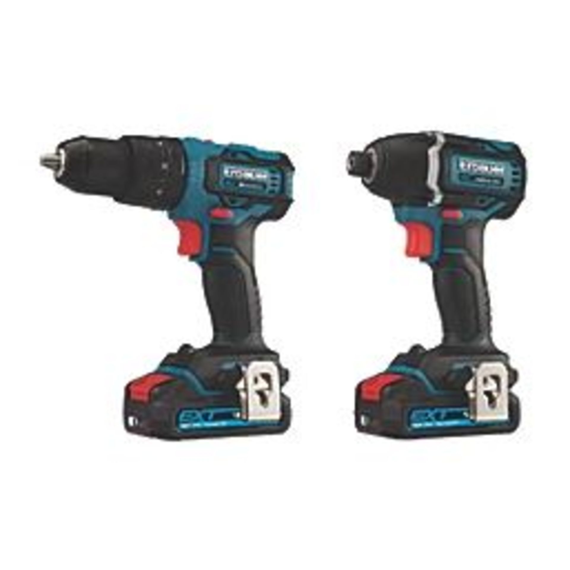 ERBAUER 18V 2 X 2.0AH LI-ION EXT BRUSHLESS CORDLESS TWIN PACK. - R14.15. 3-in-1 multi-function combi