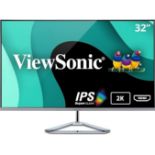 ViewSonic VX3276-2K-MHD 32 Inch IPS WQHD Monitor with 99% sRGB, 2x HDMI, DisplayPort, Mini