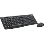 Logitech MK295 Silent Wireless Mouse & Keyboard Combo with SilentTouch Technology, Full Numpad,
