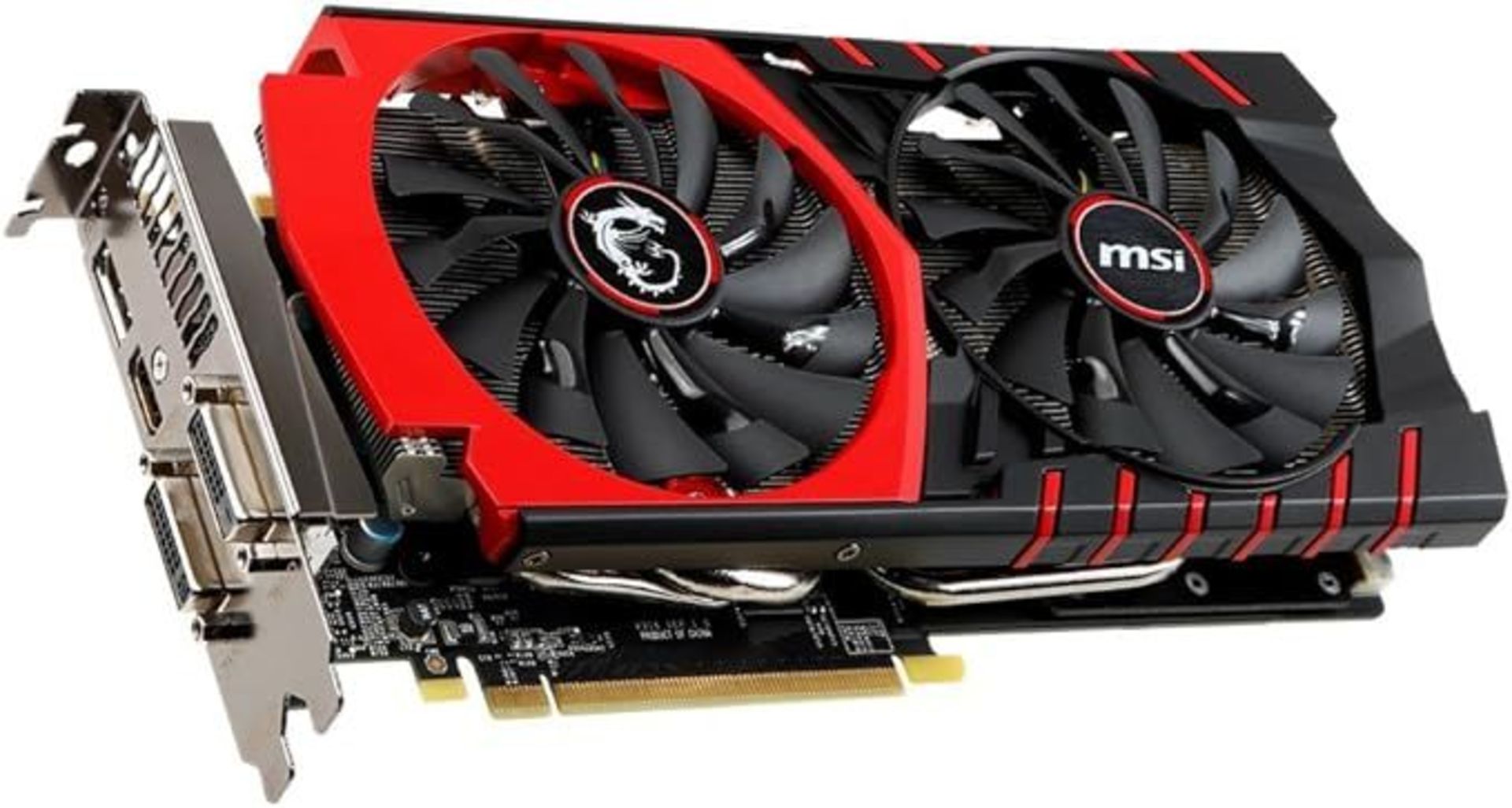 MSI NVIDIA GTX 970 Gaming Twin Frozr HDMI DVI-I DP Graphics Card (4GB, PCI Express, DDR5, 256