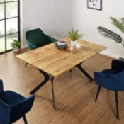 Granby Wotan Oak Effect 140cm Dining Table. - ER20. RRP £339.99. Inspired by Mid-century design, our