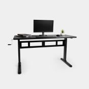 Adjustable Height Sit-Stand Desk. - ER34. Work or study comfortably with the VonHaus Adjustable