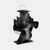 4 Blade Stove and Log Burner Fan. - ER34. Use as a fan for a wood-burning stove, oven fan, log