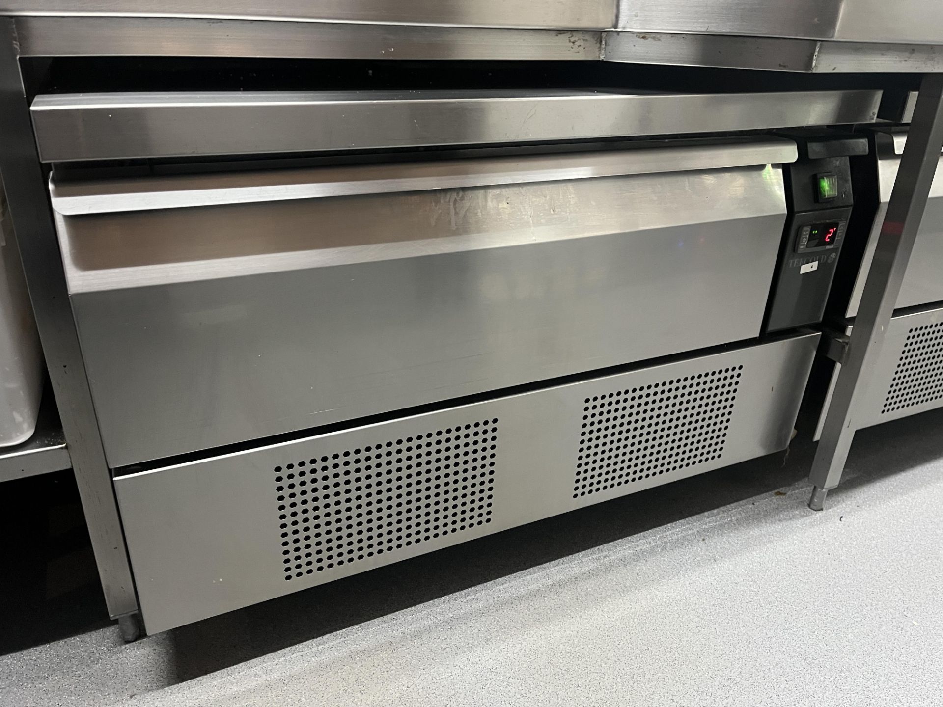 TEFCOLD UNDER COUNTER CHILLER WITH LARGE DRAWER