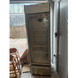 UPRIGHT FRIDGE & CONTENTS