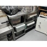 STAINLESS STEEL SHELVING UNIT