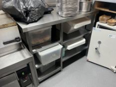 STAINLESS STEEL SHELVING UNIT