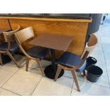 TABLE WITH 2 CHAIRS