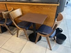 TABLE WITH 2 CHAIRS