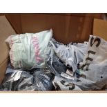 TRADE LOT 50 x BAGGED/BOXED ITEMS FROM A MAJOR ONLINE RETAILER TO INCLUDE MAINLY CLOTHING & FOOTWEAR