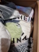 TRADE LOT 100 x BAGGED/BOXED ITEMS FROM A MAJOR ONLINE RETAILER TO INCLUDE MAINLY CLOTHING &