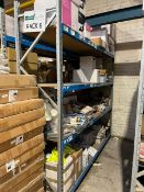 6 X BAYS OF HEAVY DUTY SHELVING. EACH BAY HAS 4 TIERS.  SIZE: 2.4M (H) x 2.5M (L) x 0.6M (D)