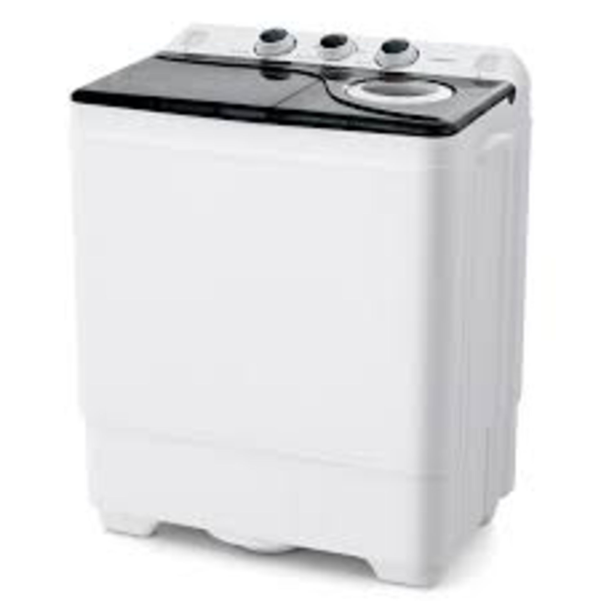 Portable Laundry Washer Spin Dryer with Timing Function. -ER54. Powerful dual-motor makes your