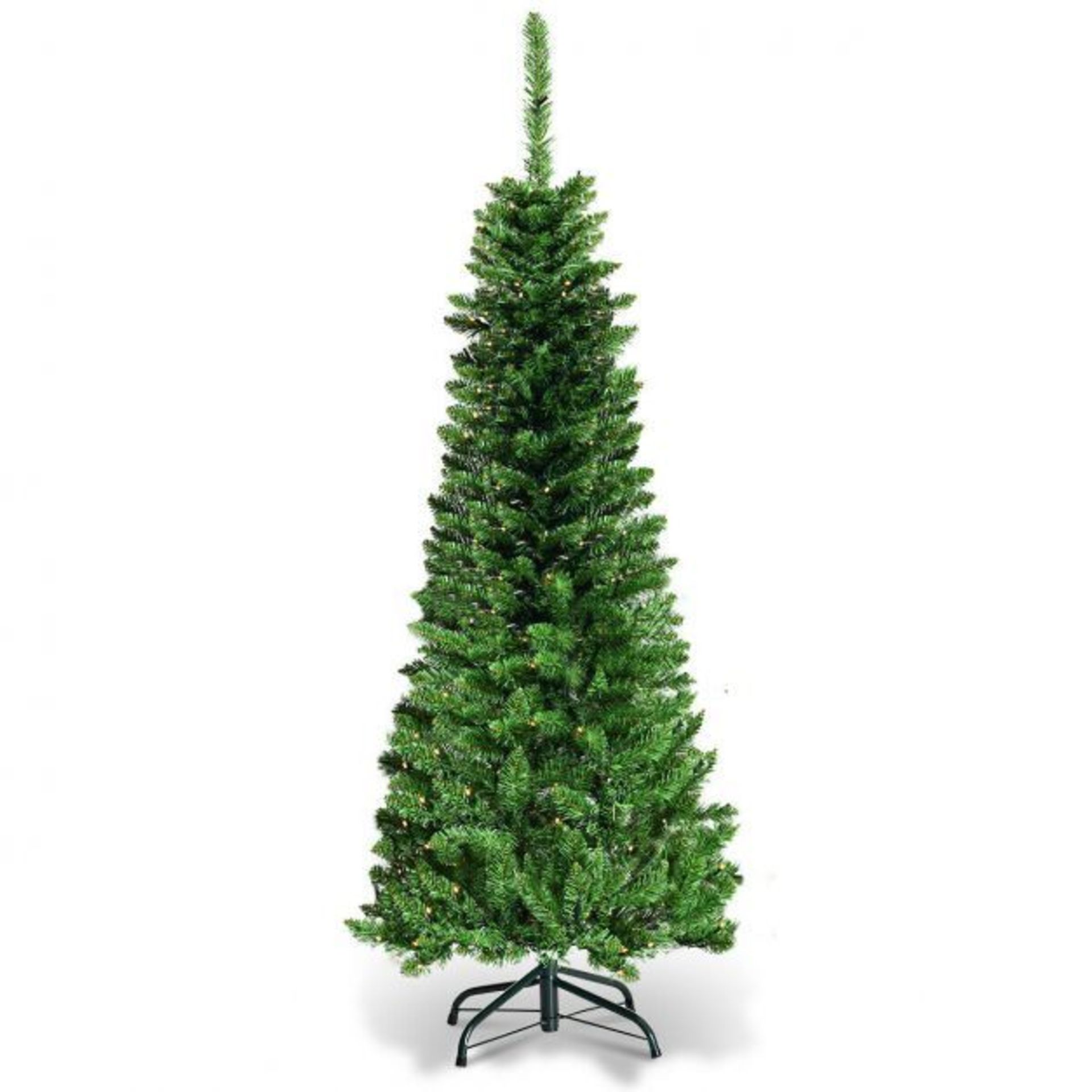 Artificial Pencil Christmas Tree with LED Lights . - ER54