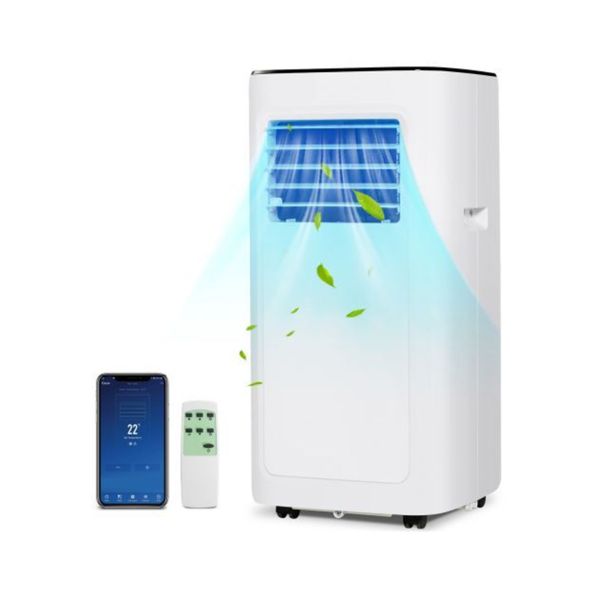 8000 BTU Portable Air Conditioner with Dehumidifier Fan and Sleep Mode. - ER54. Enjoy a smart life