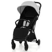 Lightweight Baby Stroller with Detachable Seat Cover-Grey. - ER54. Go anywhere with this portable