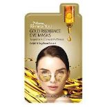 396 X BRAND NEW 7TH HEAVEN RENEW YOU GOLD RADIANCE PACK OF 2 EYE MASKS, TARGETS DARK CIRCLES AND