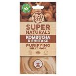 204 X BRAND NEW EARTH KISS SUPER NATURALS KOMBUCHA AND SHITAKE PURIFYING SHEET MASKS P3