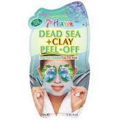31 X BRAND NEW 7TH HEAVEN DEAD SEA AND CLAY PEEL OFF DEEP POR CLEANSING FACE MASKS P3
