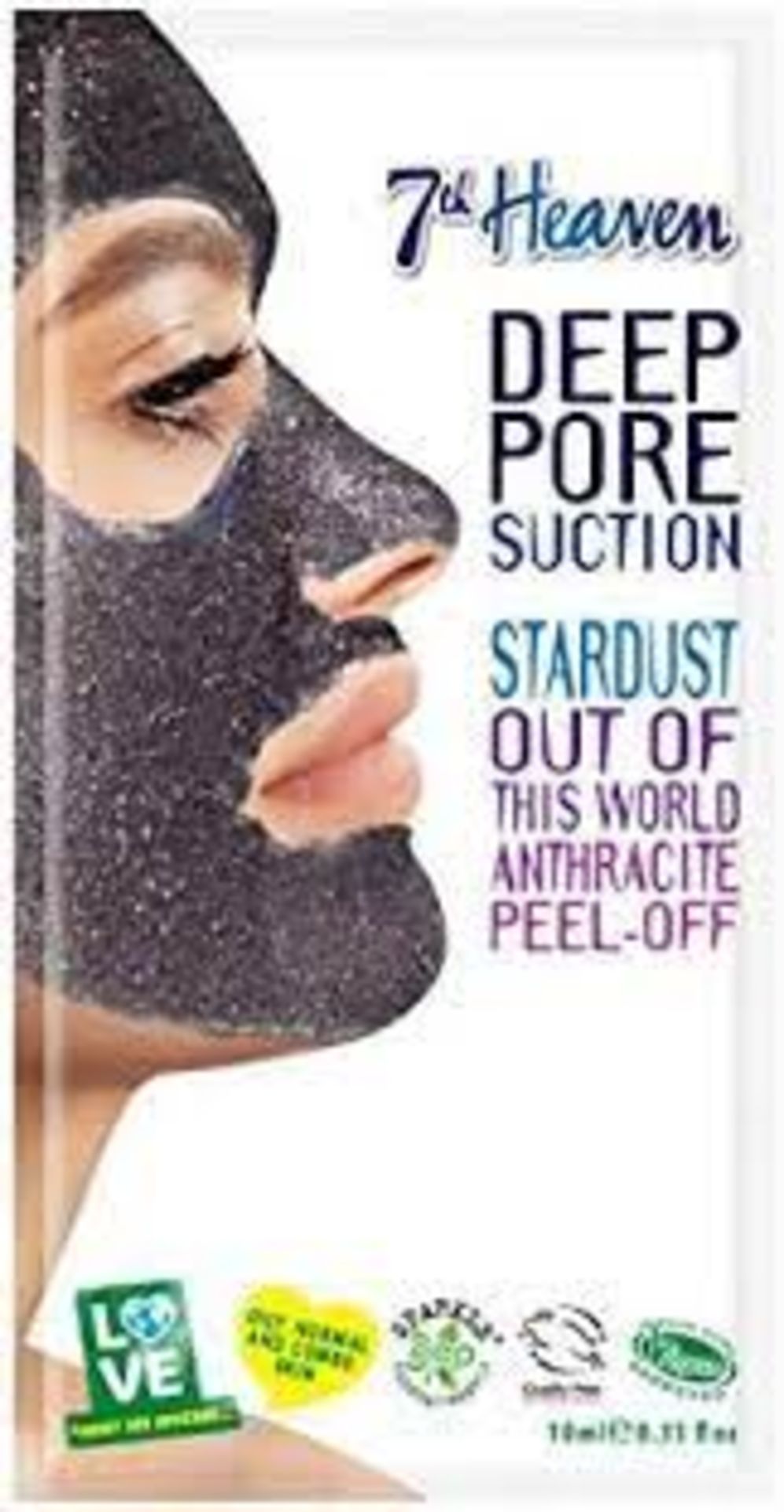 397 X BRAND NEW 7TH HEAVEN DEEP PORE SUCTION STARDUST OUT OF THIS WORLD ANTHRACITE PEEL OFF CHARCOAL
