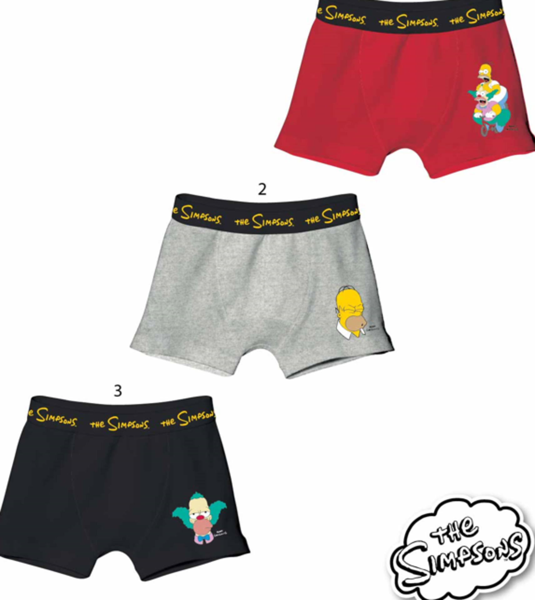 60 x New & Packaged Official Licenced The Simpsons Homer and Krusty The Clown Various Design. In 3 - Image 2 of 2