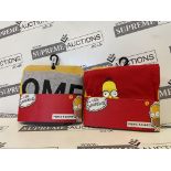 TRADE LOT 240 x New & Packaged Official Licenced The Simpsons Homer T-Shirts. In 2 Colours. 5