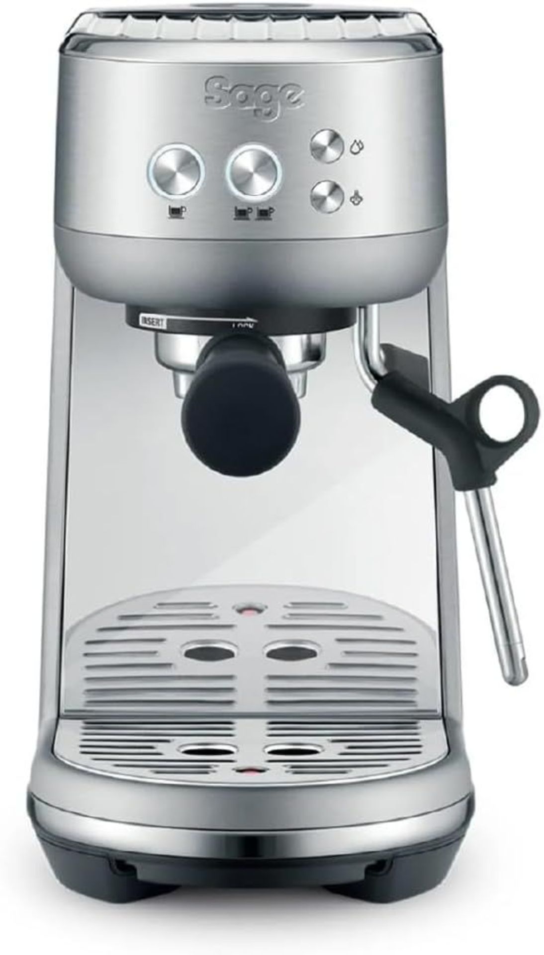 Sage - The Bambino - Brushed Stainless Steel. - P7. RRP £429.00. The Sage Bambino does not